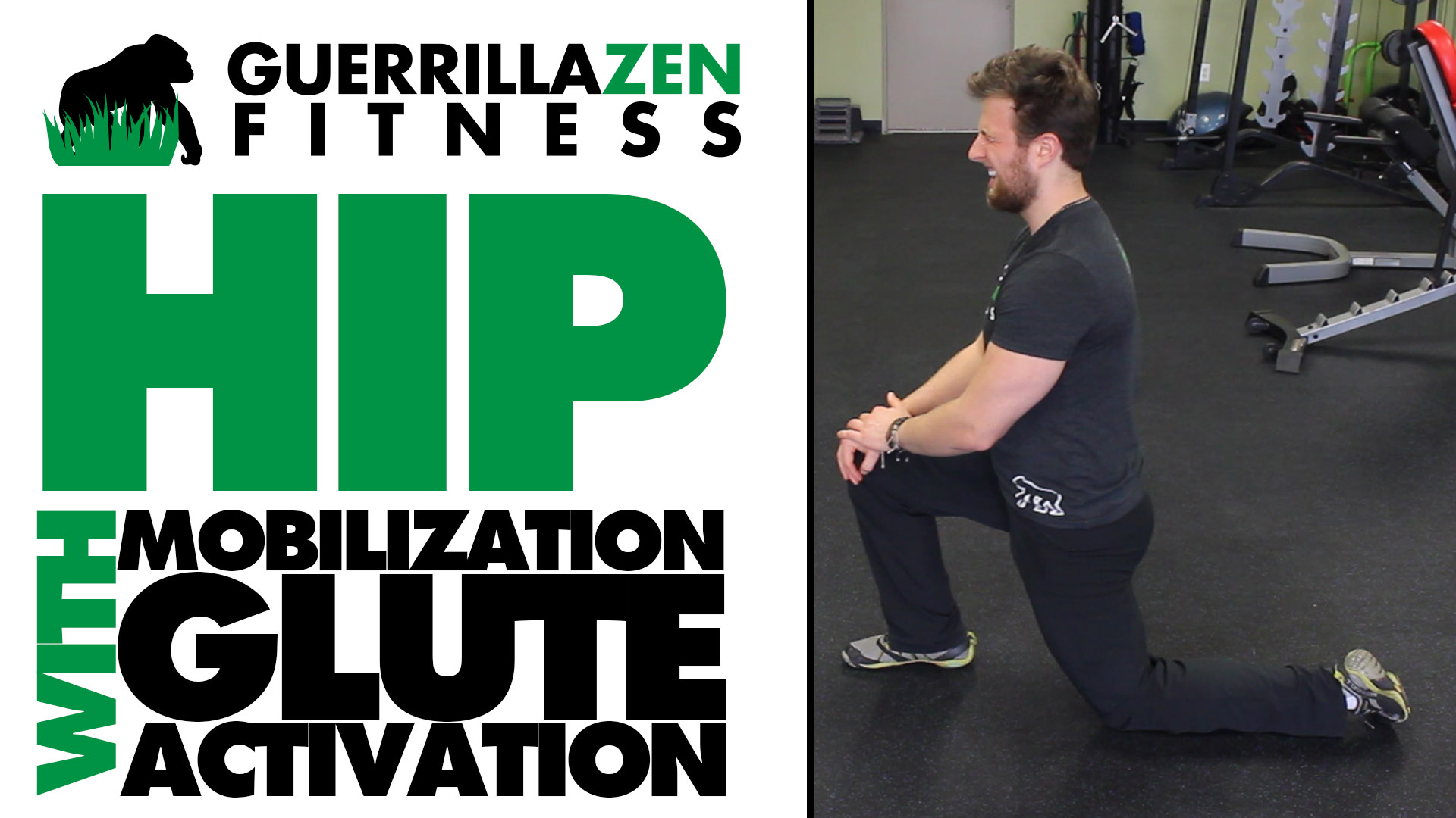 Anterior Hip Mobilization w/ Glute Activations