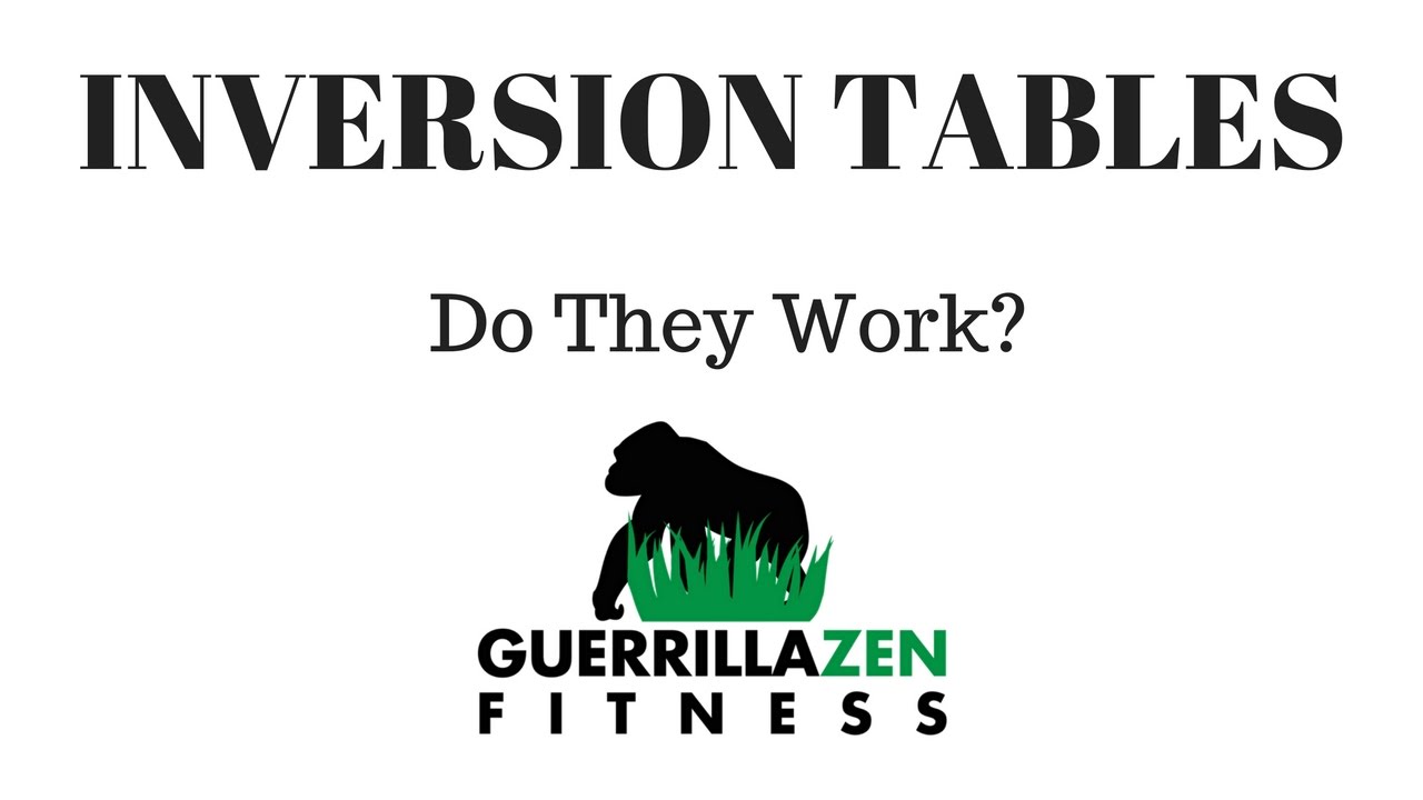 My Opinion On Inversion Tables For Back Pain | Spinal Decompression