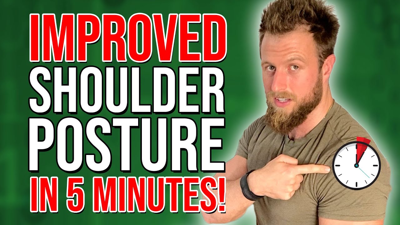 3 HACKS for Better Shoulder Posture (takes less than 5 minutes!)