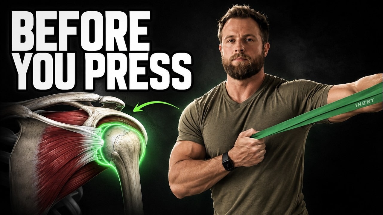 The 5 Shoulder Warm Ups I Do Before EVERY Heavy Press Day